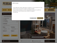 Tablet Screenshot of perraudimmobilier.com